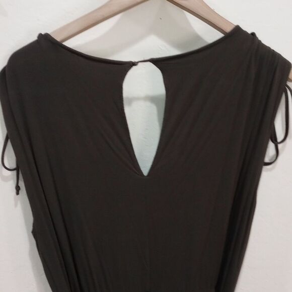 Anthropologie Moulinette Soeurs Alisande Cropped Knit Jumpsuit - Moss - Size M - Picture 9 of 14